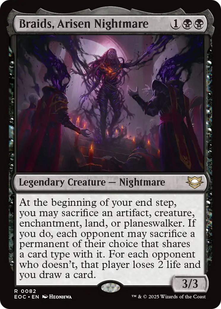 Braids, Arisen Nightmare [Edge of Eternities Commander] | Exor Games Truro