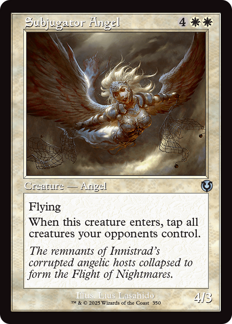 Subjugator Angel (Retro Frame) [Innistrad Remastered] | Exor Games Truro