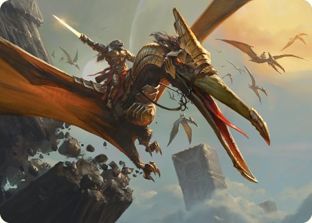 Skyhunter Strike Force Art Card [Phyrexia: All Will Be One Art Series] | Exor Games Truro