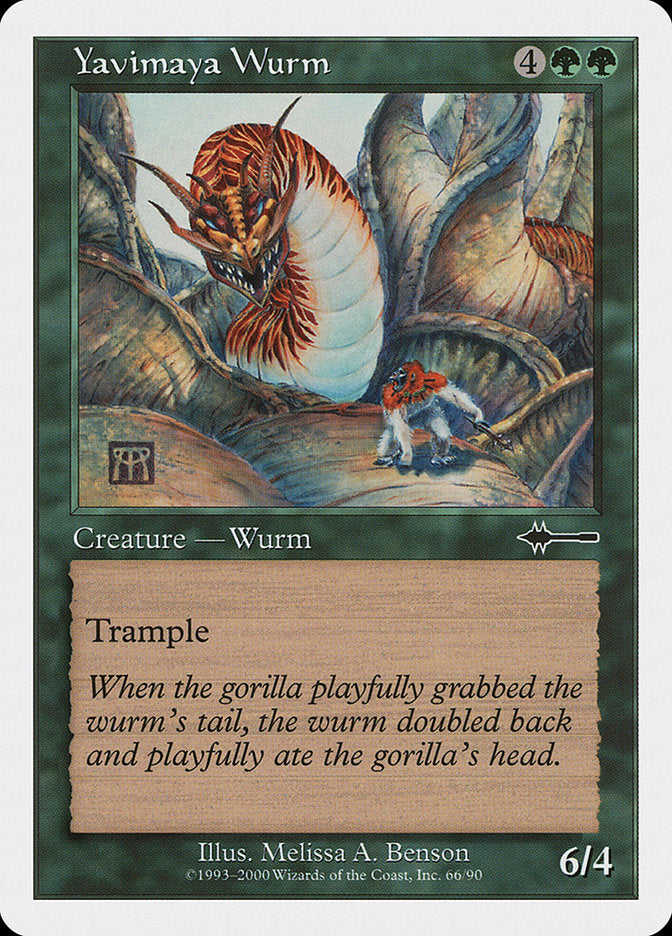 Yavimaya Wurm [Beatdown] | Exor Games Truro