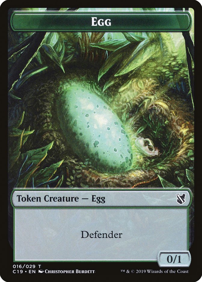 Eldrazi // Egg Double-Sided Token [Commander 2019 Tokens] | Exor Games Truro