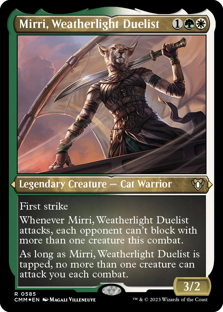 Mirri, Weatherlight Duelist (Foil Etched) [Commander Masters] | Exor Games Truro