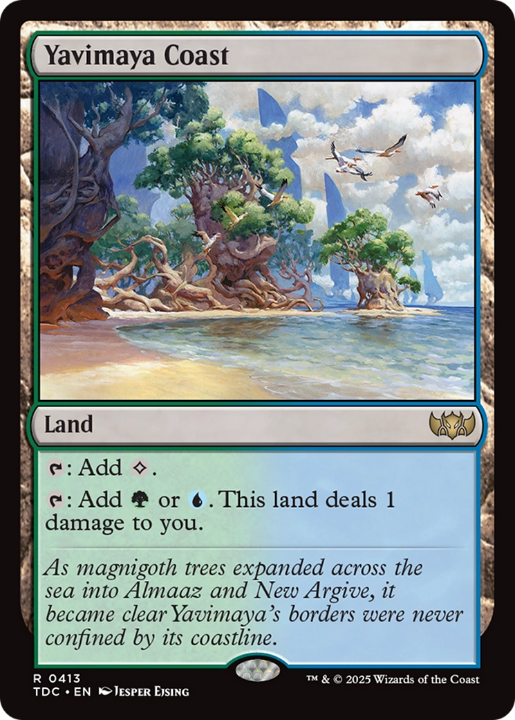 Yavimaya Coast [Tarkir: Dragonstorm Commander] | Exor Games Truro