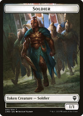 Angel // Soldier Double-Sided Token [Commander Legends Tokens] | Exor Games Truro