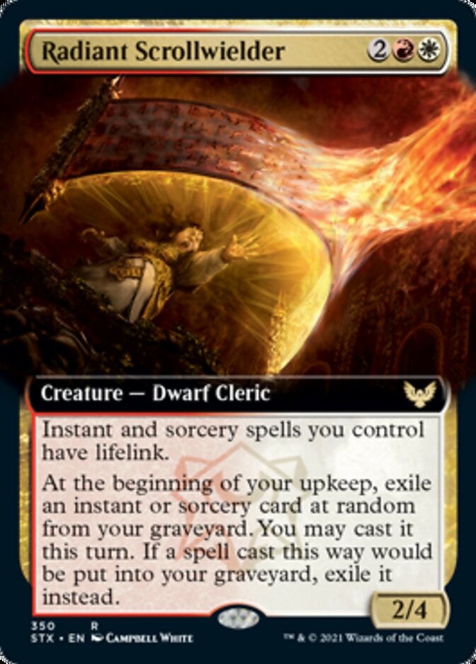 Radiant Scrollwielder (Extended Art) [Strixhaven: School of Mages] | Exor Games Truro