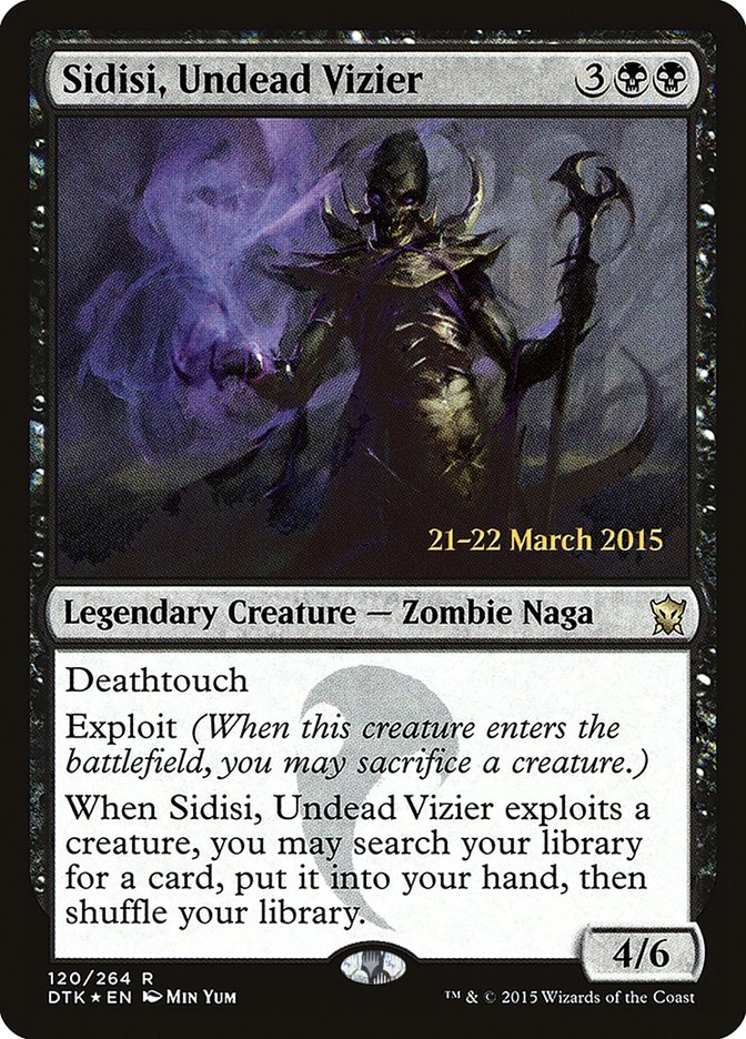 Sidisi, Undead Vizier [Dragons of Tarkir Prerelease Promos] | Exor Games Truro