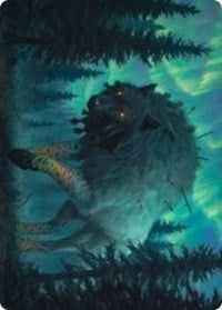 Sarulf, Realm Eater Art Card [Kaldheim Art Series] | Exor Games Truro
