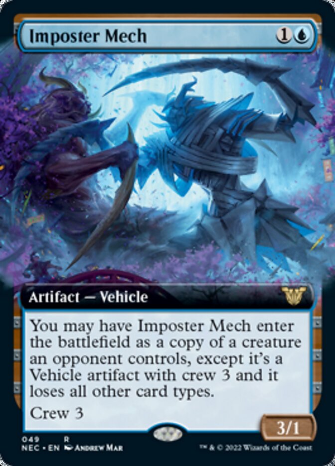 Imposter Mech (Extended Art) [Kamigawa: Neon Dynasty Commander] | Exor Games Truro