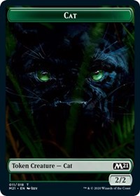 Cat (011) // Soldier Double-Sided Token [Core Set 2021 Tokens] | Exor Games Truro