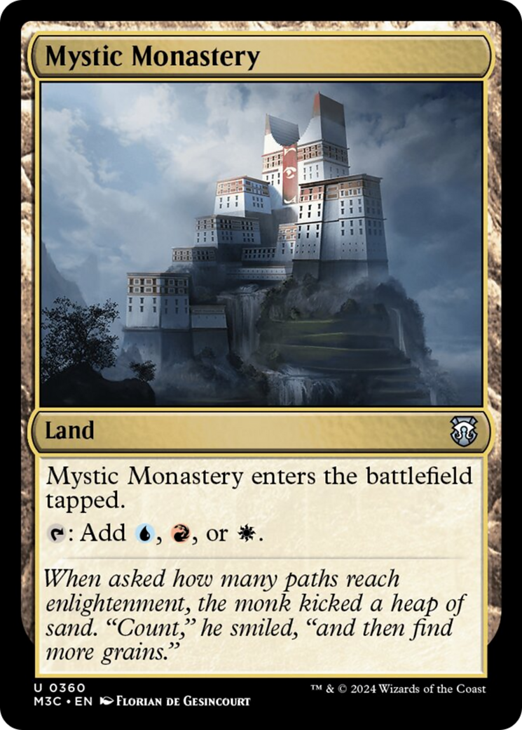 Mystic Monastery (Ripple Foil) [Modern Horizons 3 Commander] | Exor Games Truro