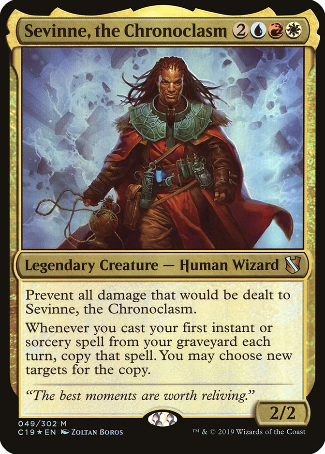 Sevinne, the Chronoclasm (Oversized) [Commander 2019 Oversized] | Exor Games Truro