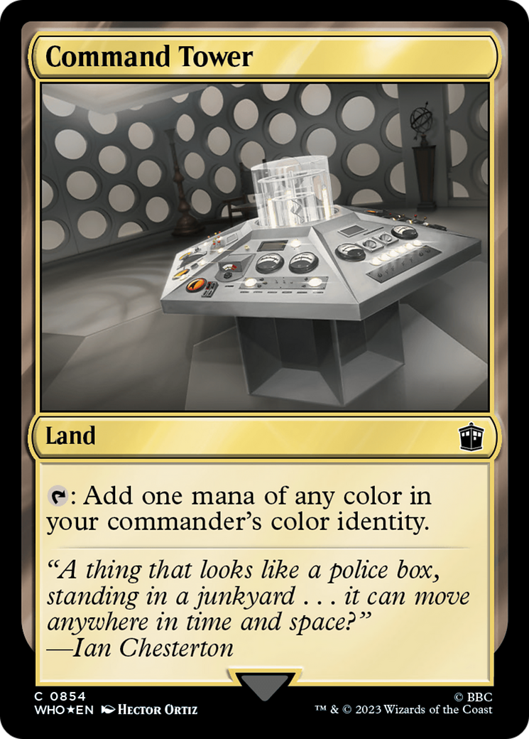 Command Tower (0854) (Surge Foil) [Doctor Who] | Exor Games Truro