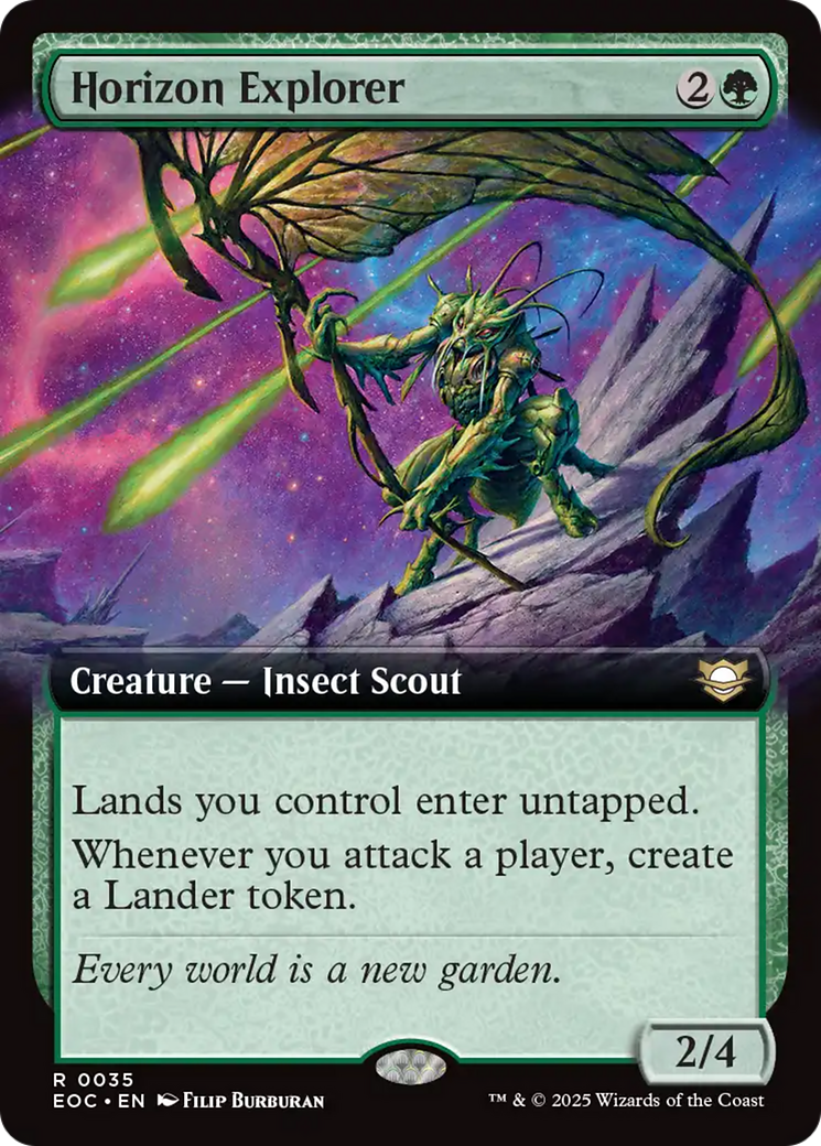 Horizon Explorer (Extended Art) [Edge of Eternities Commander] | Exor Games Truro