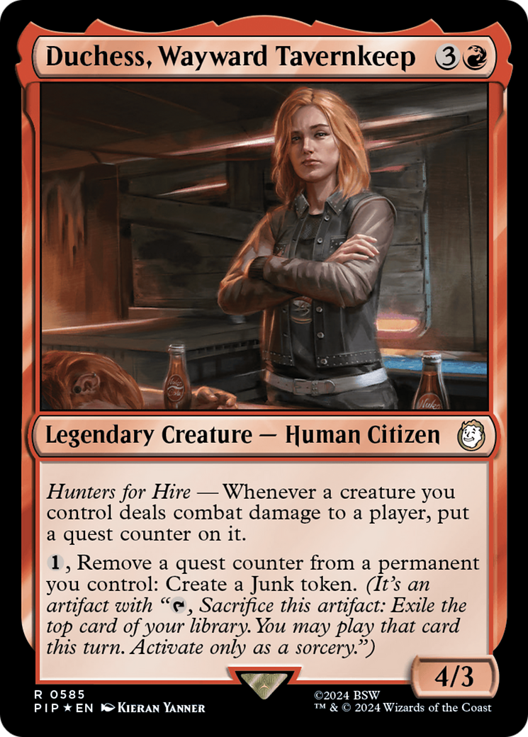 Duchess, Wayward Tavernkeep (Surge Foil) [Fallout] | Exor Games Truro