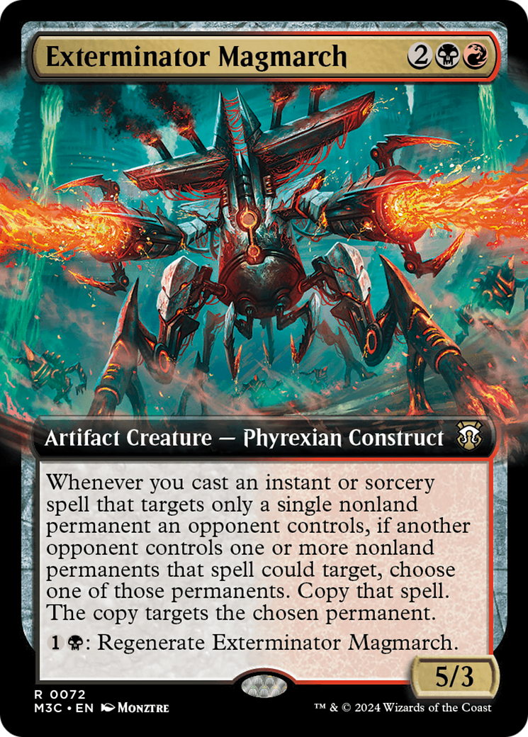 Exterminator Magmarch (Extended Art) [Modern Horizons 3 Commander] | Exor Games Truro