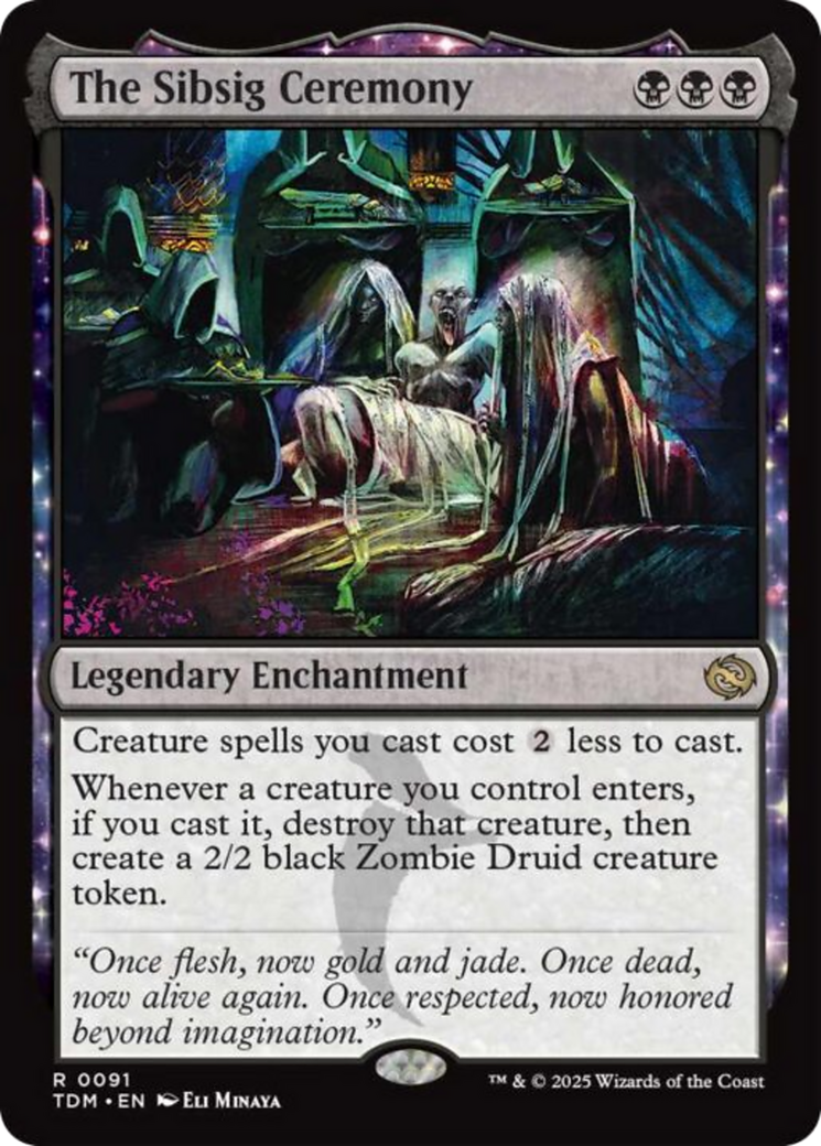 The Sibsig Ceremony [Tarkir: Dragonstorm] | Exor Games Truro