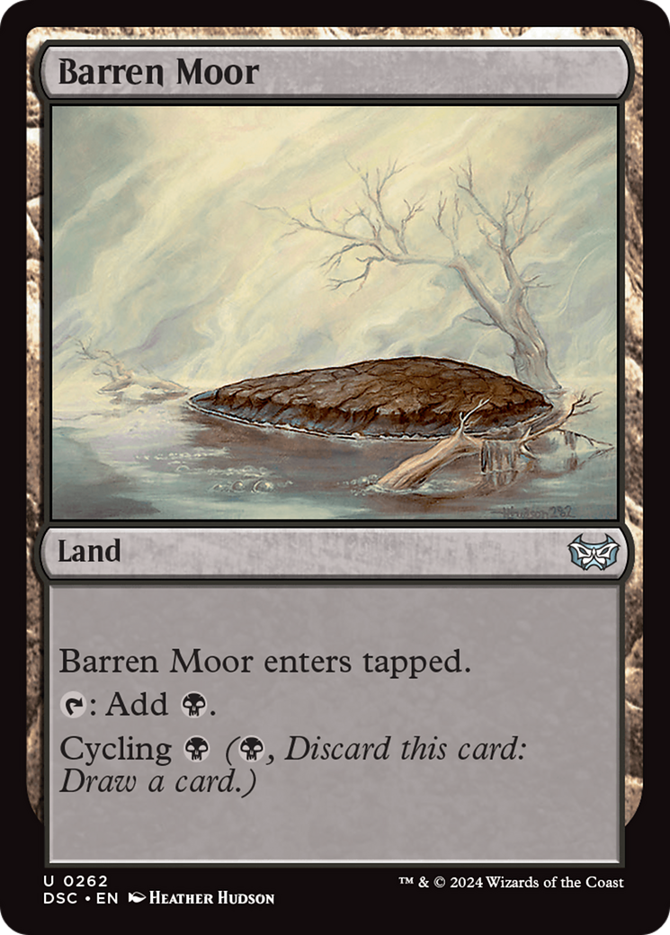 Barren Moor [Duskmourn: House of Horror Commander] | Exor Games Truro