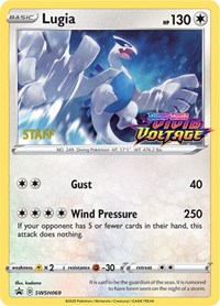 Lugia (SWSH069) (Staff Prerelease Promo) [Sword & Shield: Black Star Promos] | Exor Games Truro