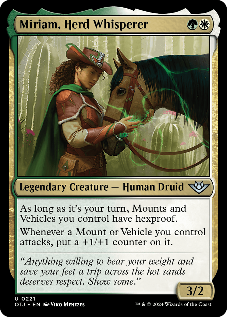 Miriam, Herd Whisperer [Outlaws of Thunder Junction] | Exor Games Truro