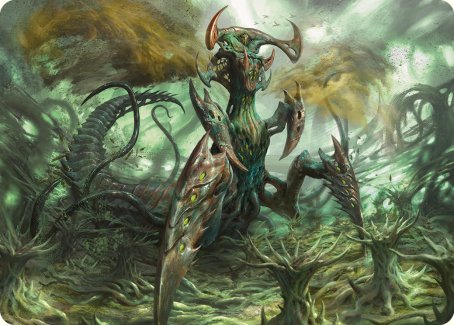 Zopandrel, Hunger Dominus Art Card [Phyrexia: All Will Be One Art Series] | Exor Games Truro