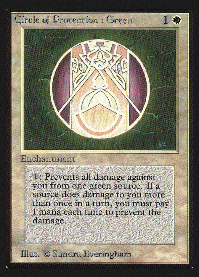 Circle of Protection: Green [International Collectors' Edition] | Exor Games Truro