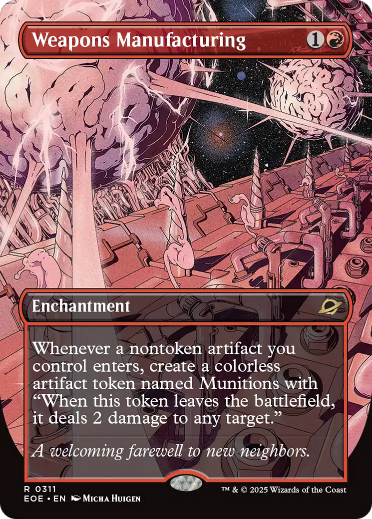 Weapons Manufacturing (Borderless) [Edge of Eternities] | Exor Games Truro