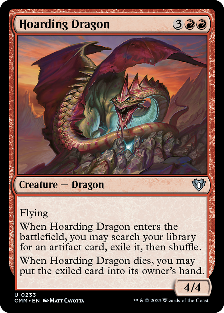Hoarding Dragon [Commander Masters] | Exor Games Truro