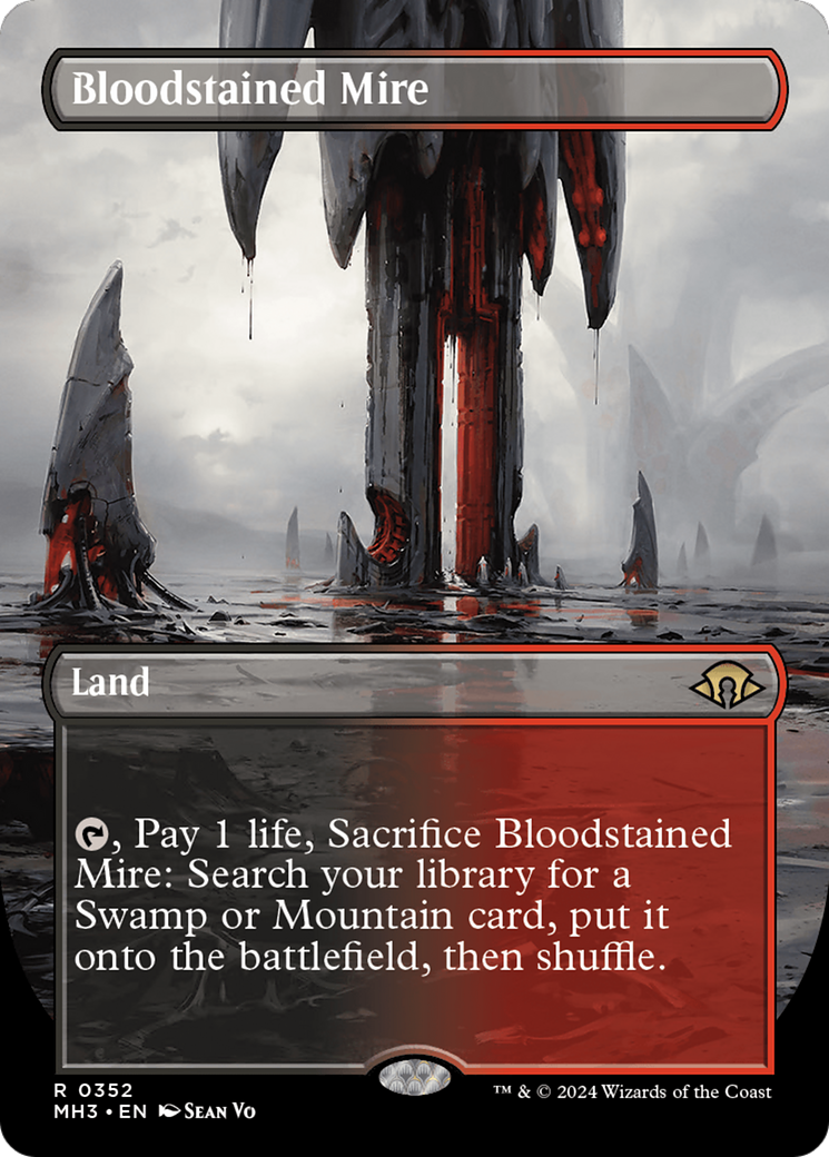 Bloodstained Mire (Borderless) [Modern Horizons 3] | Exor Games Truro