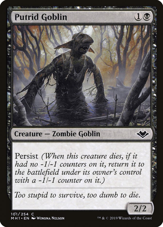 Putrid Goblin [Modern Horizons] | Exor Games Truro