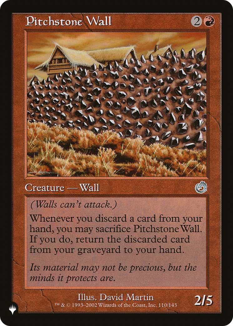 Pitchstone Wall [The List] | Exor Games Truro