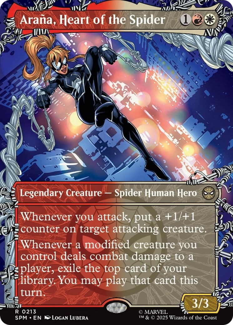 Arana, Heart of the Spider (Borderless) [Marvel's Spider-Man] | Exor Games Truro