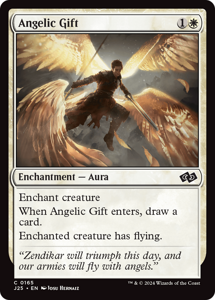 Angelic Gift [Foundations Jumpstart] | Exor Games Truro