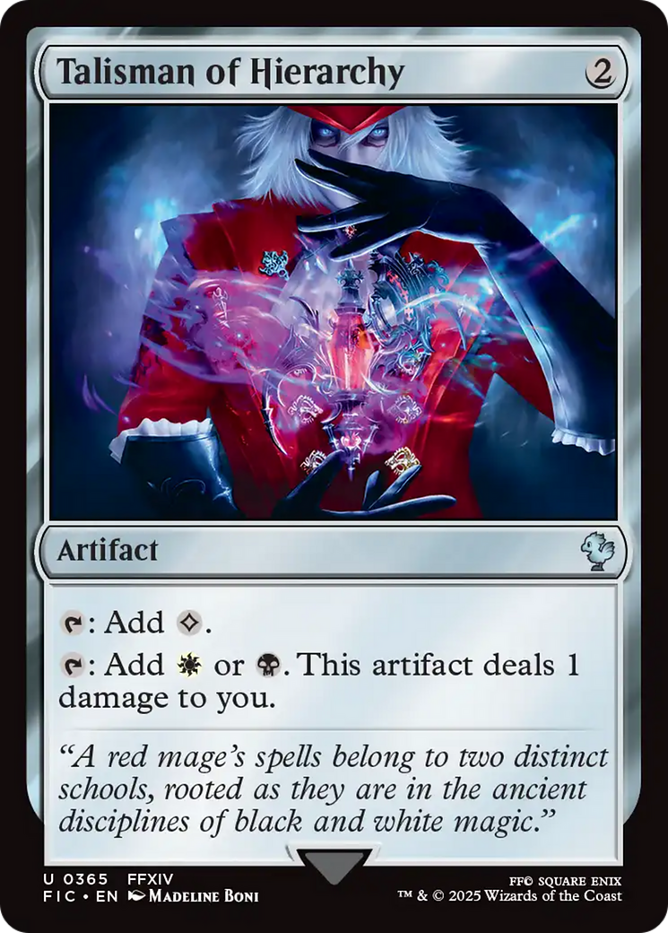 Talisman of Hierarchy [FINAL FANTASY Commander] | Exor Games Truro