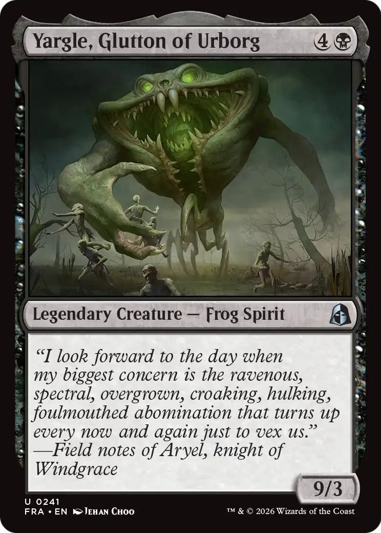 Yargle, Glutton of Urborg [Reality Fracture] | Exor Games Truro