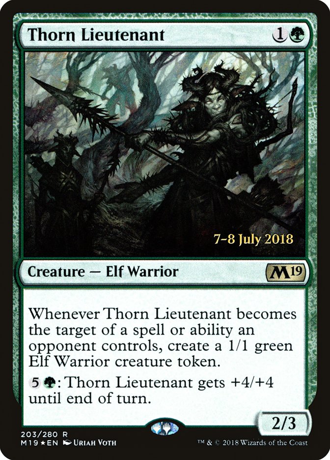 Thorn Lieutenant [Core Set 2019 Prerelease Promos] | Exor Games Truro