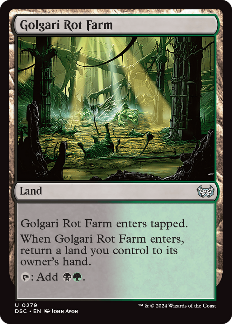 Golgari Rot Farm [Duskmourn: House of Horror Commander] | Exor Games Truro