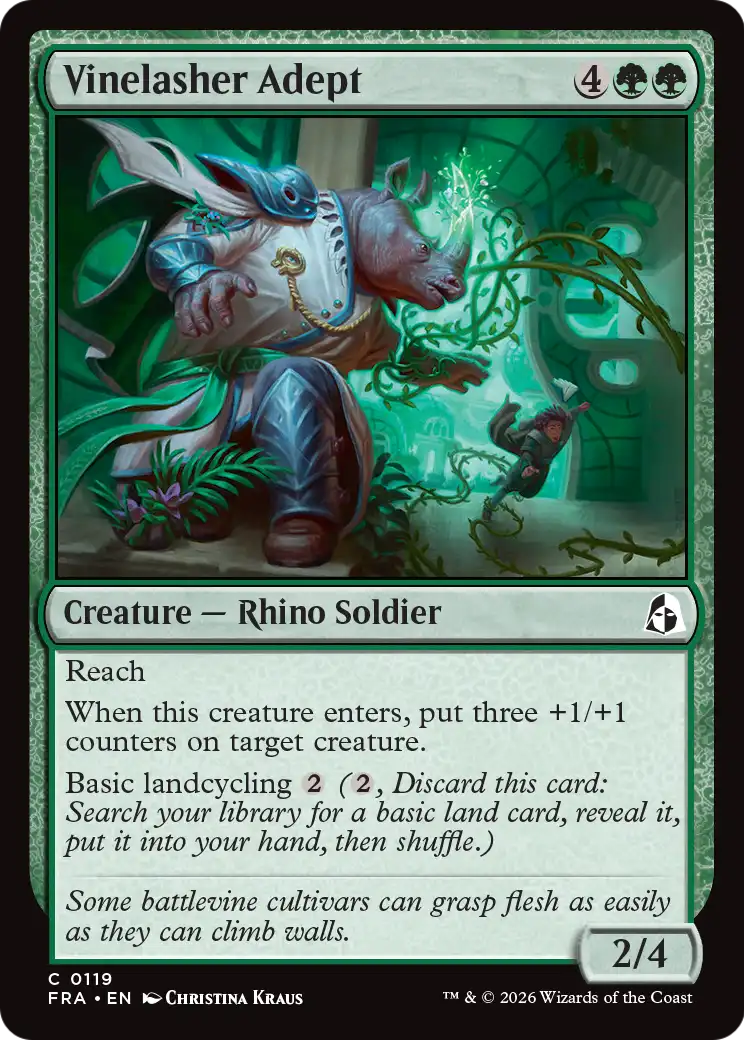 Vinelasher Adept [Reality Fracture] | Exor Games Truro