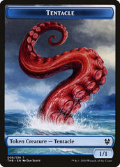 Human Soldier // Tentacle Double-Sided Token [Theros Beyond Death Tokens] | Exor Games Truro