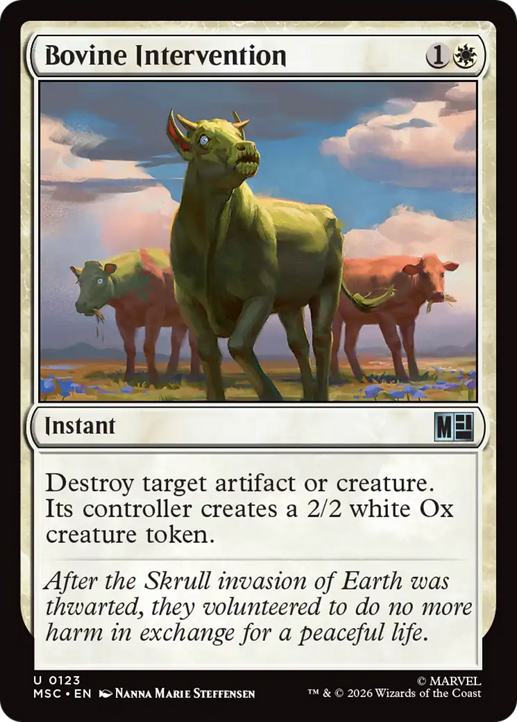 Bovine Intervention (Surge Foil) [Marvel Super Heroes Commander] | Exor Games Truro