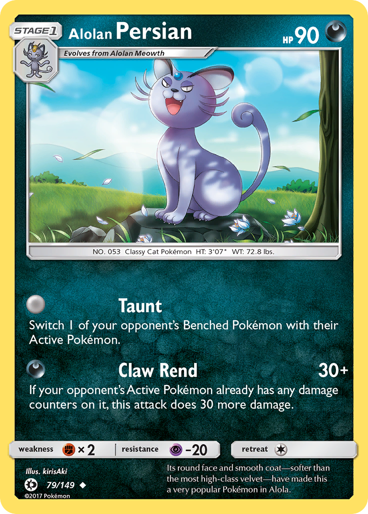 Alolan Persian (79/149) [Sun & Moon: Base Set] | Exor Games Truro