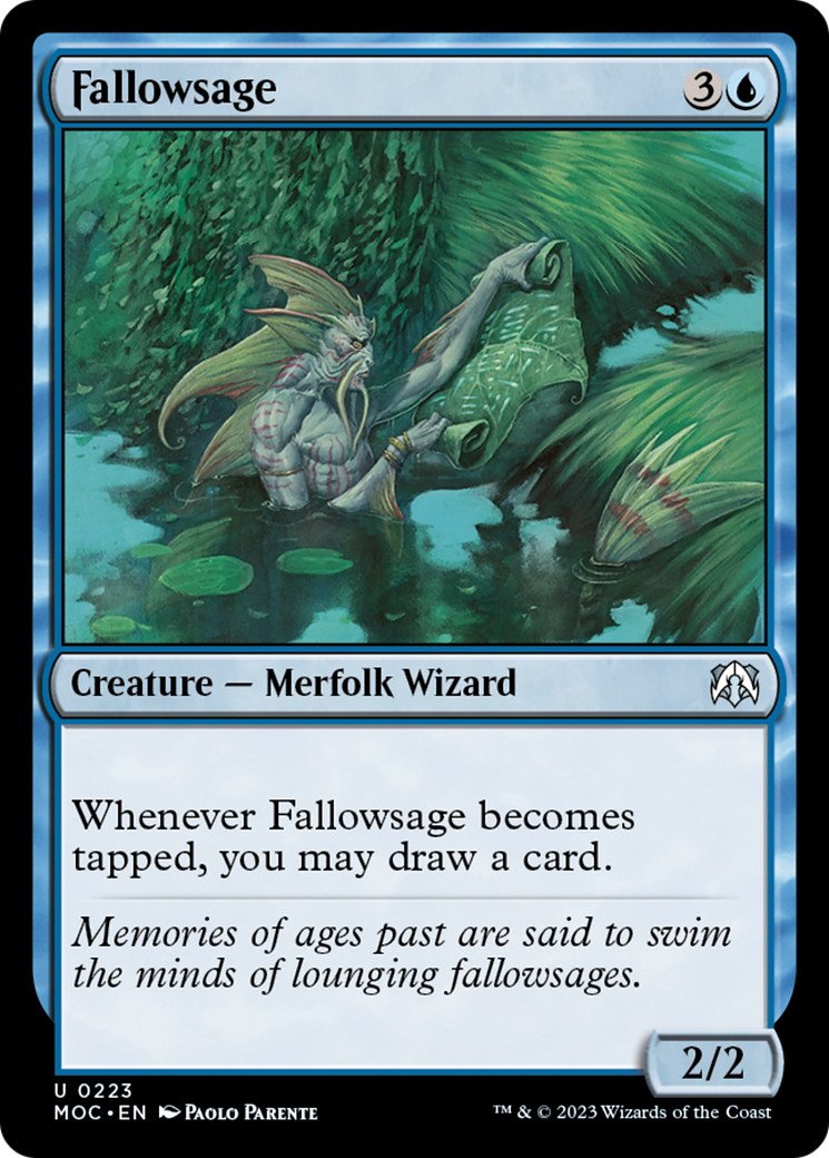 Fallowsage [March of the Machine Commander] | Exor Games Truro