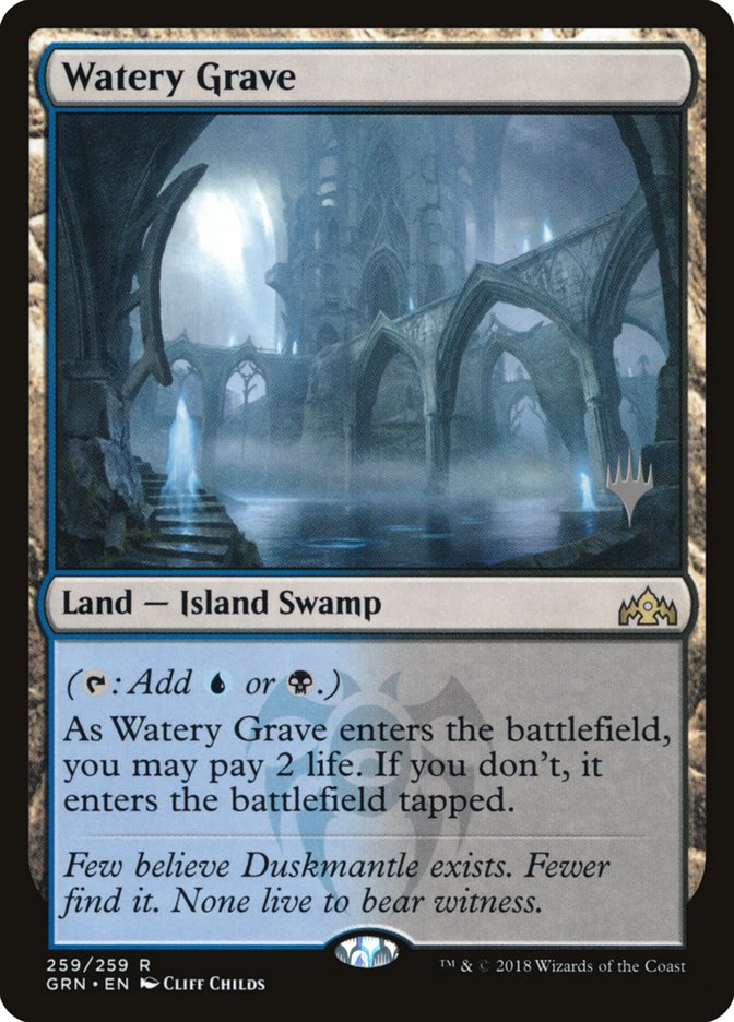 Watery Grave (Promo Pack) [Guilds of Ravnica Promos] | Exor Games Truro