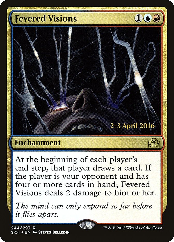 Fevered Visions [Shadows over Innistrad Prerelease Promos] | Exor Games Truro