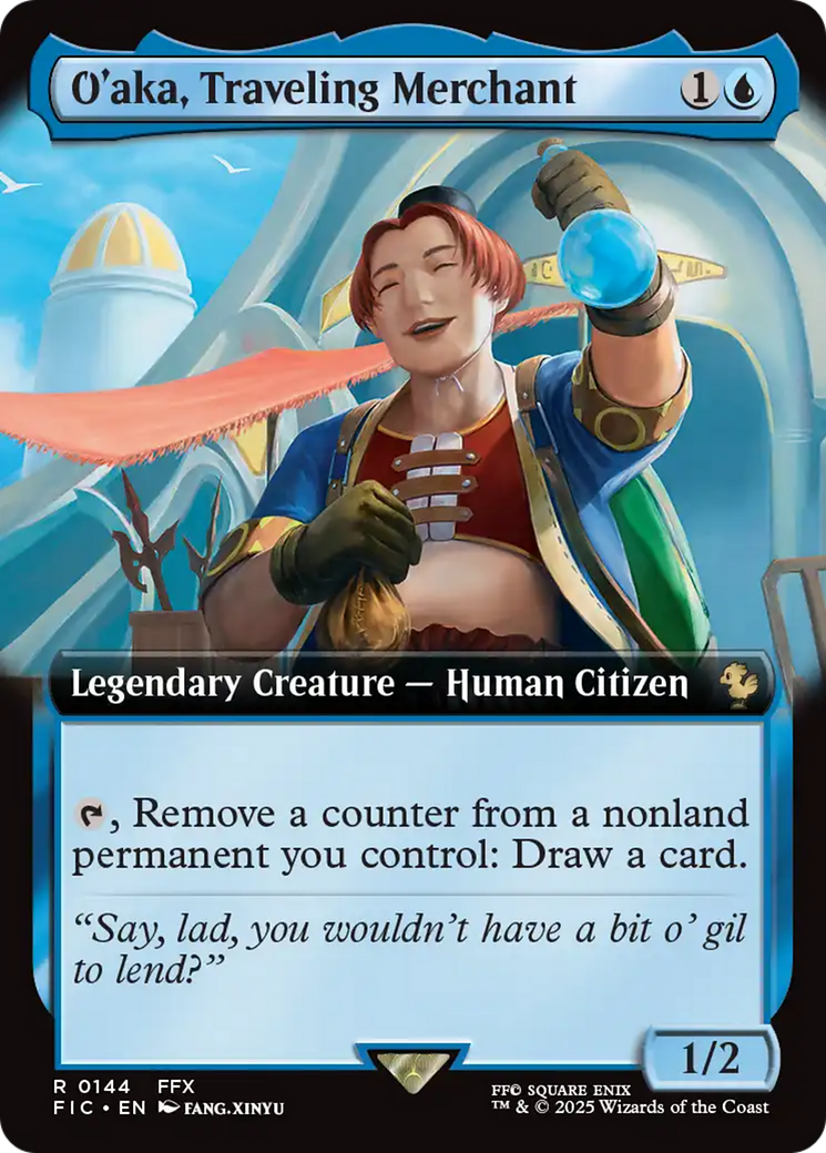 O'aka, Traveling Merchant (Extended Art) [FINAL FANTASY Commander] | Exor Games Truro
