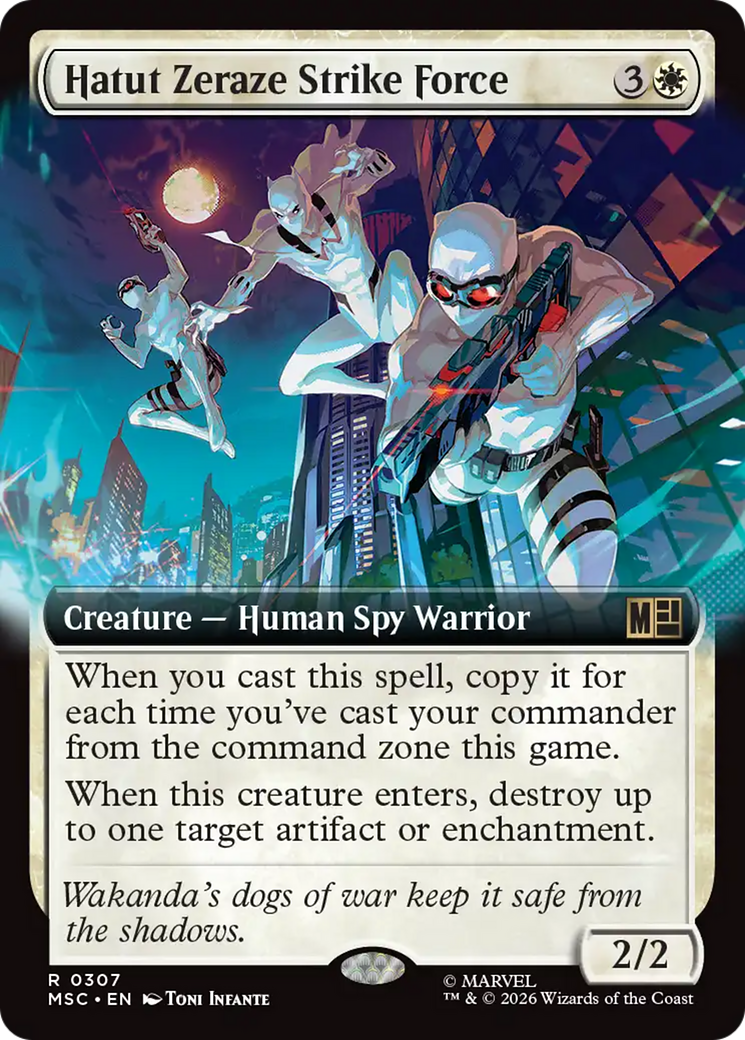 Hatut Zeraze Strike Force (Extended Art) [Marvel Super Heroes Commander] | Exor Games Truro