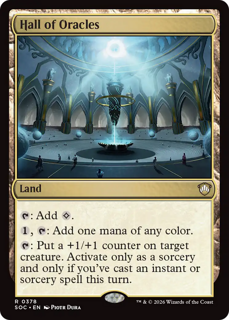 Hall of Oracles [Secrets of Strixhaven Commander] | Exor Games Truro