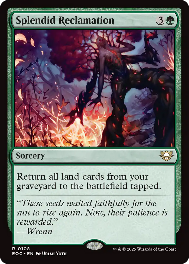 Splendid Reclamation [Edge of Eternities Commander] | Exor Games Truro