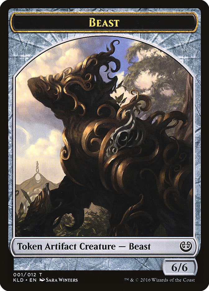 Beast Token [Kaladesh Tokens] | Exor Games Truro