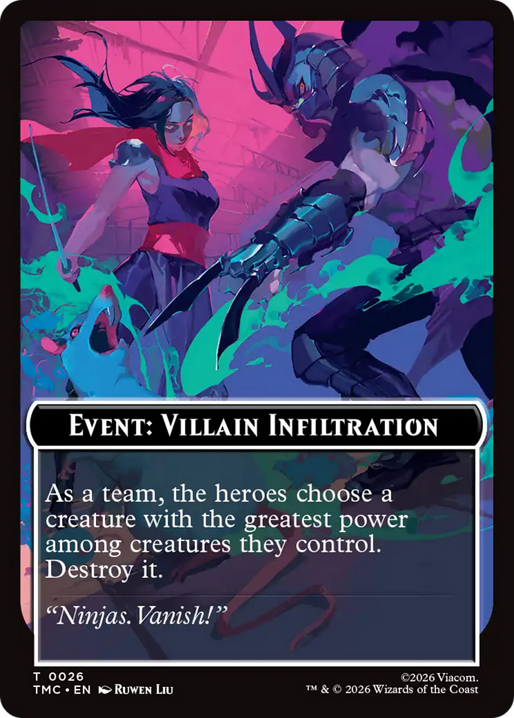 Event: Villain Infiltration [Teenage Mutant Ninja Turtles Commander Tokens] | Exor Games Truro