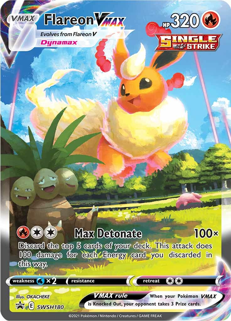 Flareon VMAX (SWSH180) [Sword & Shield: Black Star Promos] | Exor Games Truro